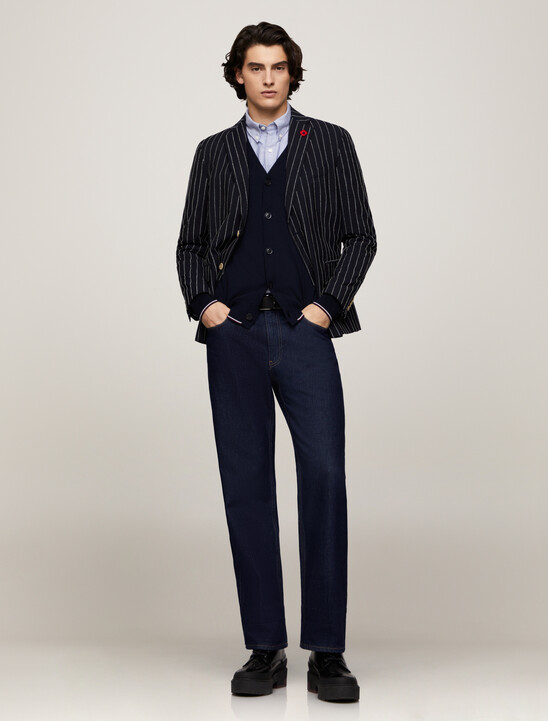Tipped Cardigan