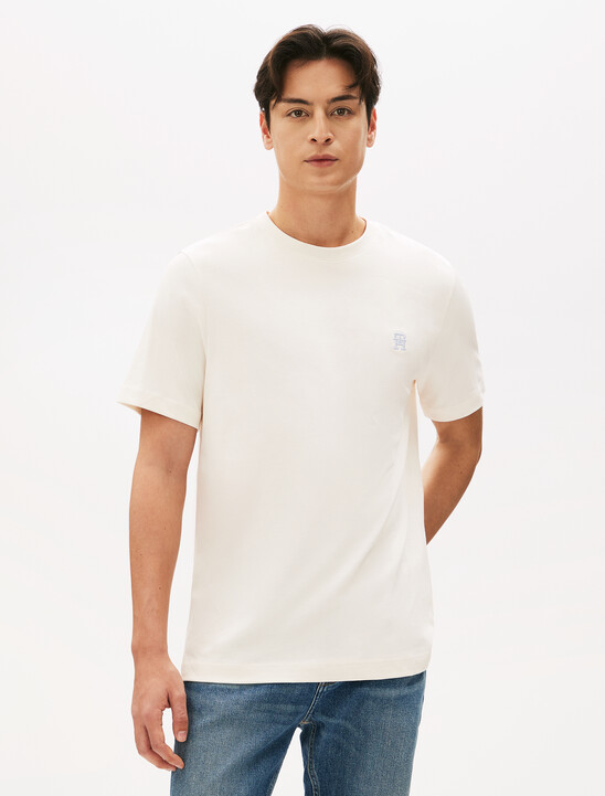Contrast TH Monogram Embroidery T-Shirt