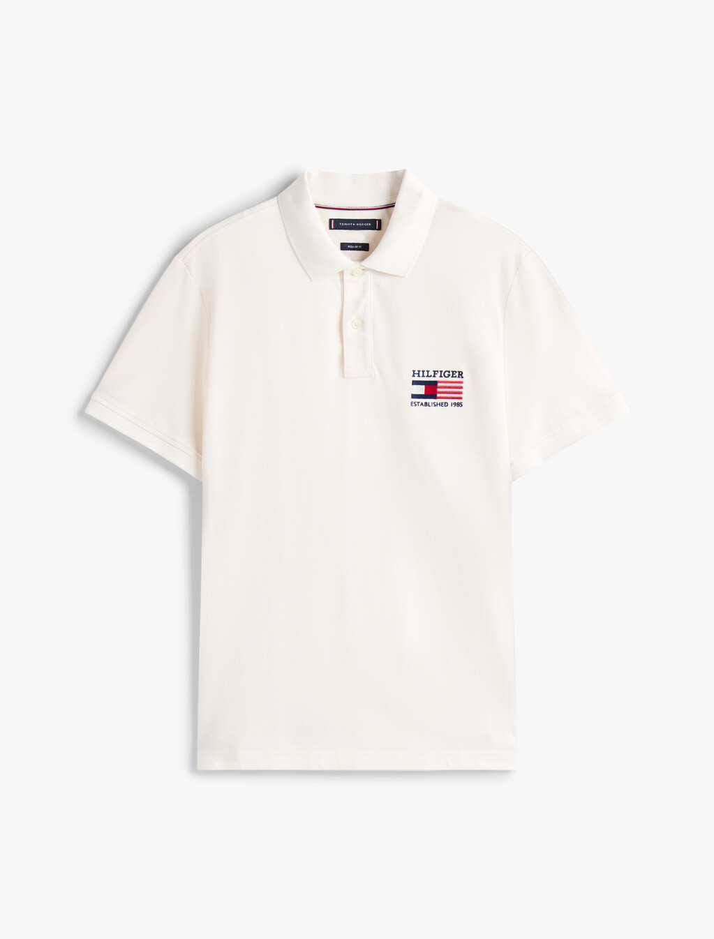 Hilfiger 旗幟 Polo 衫, Ivory Petal, hi-res