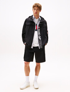 Tommy x U.S. Sail GP Team Ripstop Cargo Shorts, Black, hi-res
