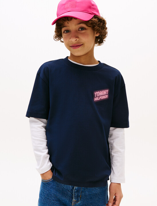 Neon Graphic Print T-Shirt