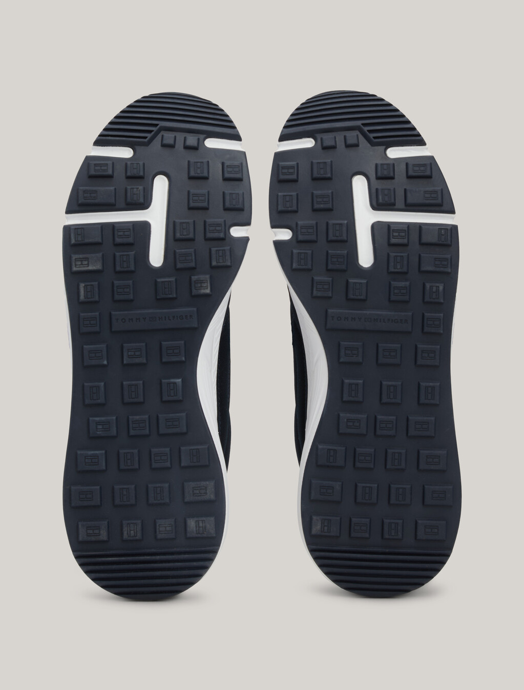 Logo Mixed Texture Chunky Trainers, Desert Sky, hi-res