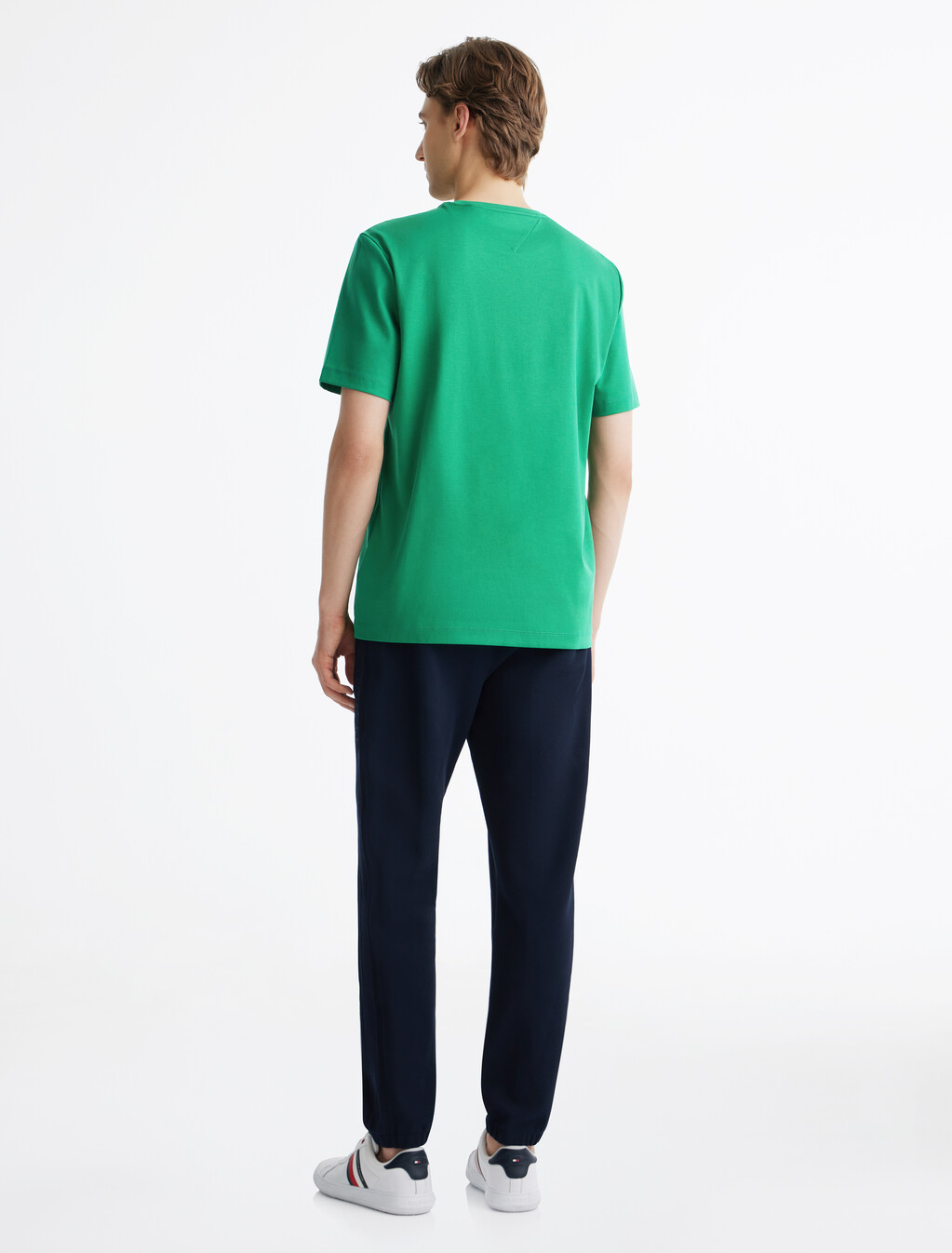 Hilfiger 徽章雙面針織 T 恤, Nouveau Green, hi-res