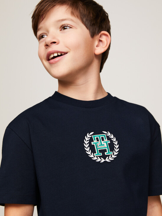 TH Monogram Crest Logo T-Shirt