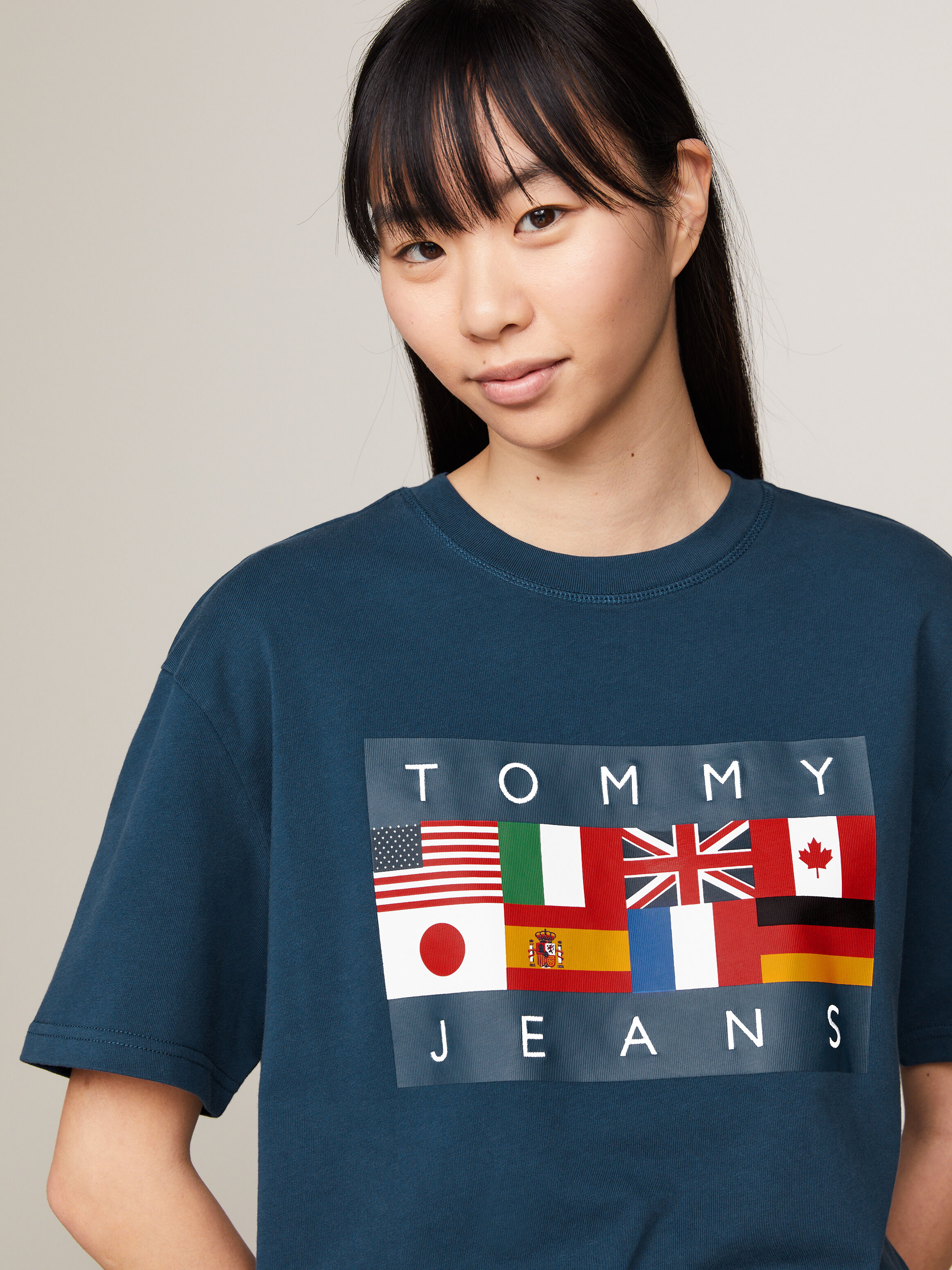 TJ x INTERNATIONAL GAMES Logo T Shirt blue Tommy Hilfiger