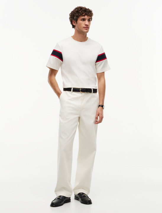 Interlock Knit Crew Neck T-Shirt
