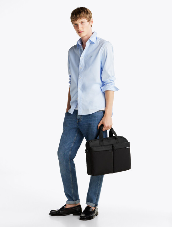 Rubberised Logo Laptop Bag