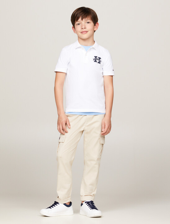 Regular Fit Varsity Letter Polo