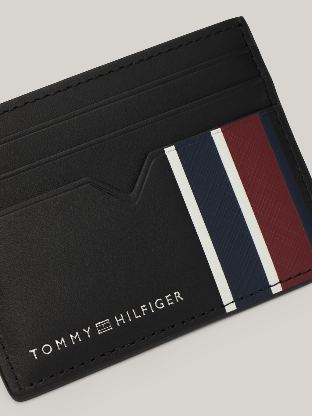 Corporate Leather Credit Card Holder, Black, hi-res