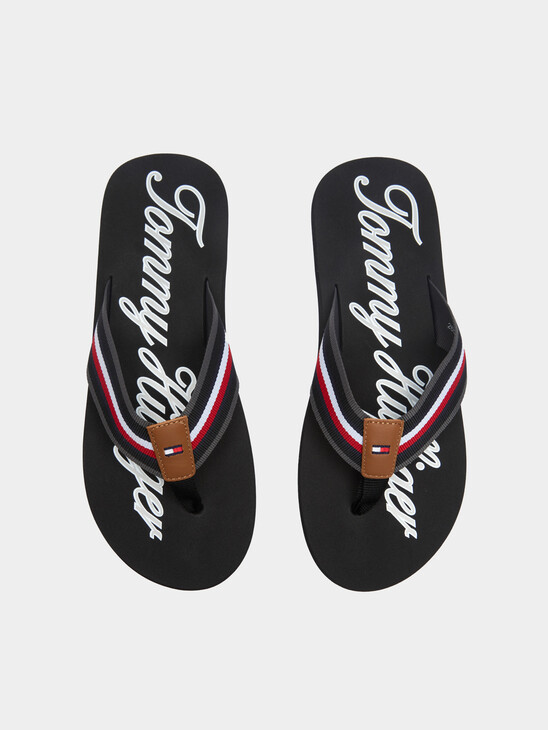 TOMMY OUTLINE BEACH SANDALS