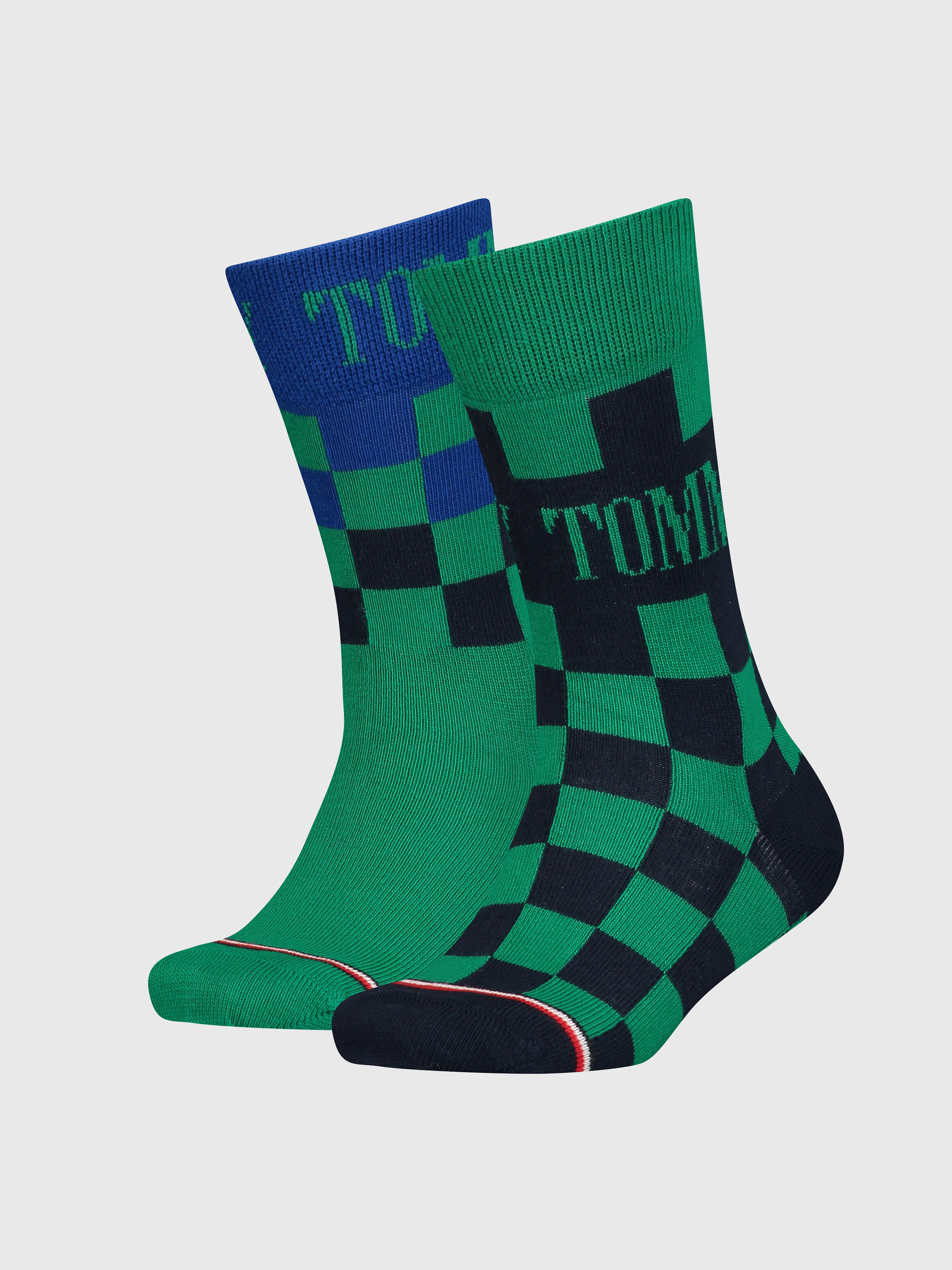 Tommy Hilfiger Kids Racer Check Socks 2 Pack