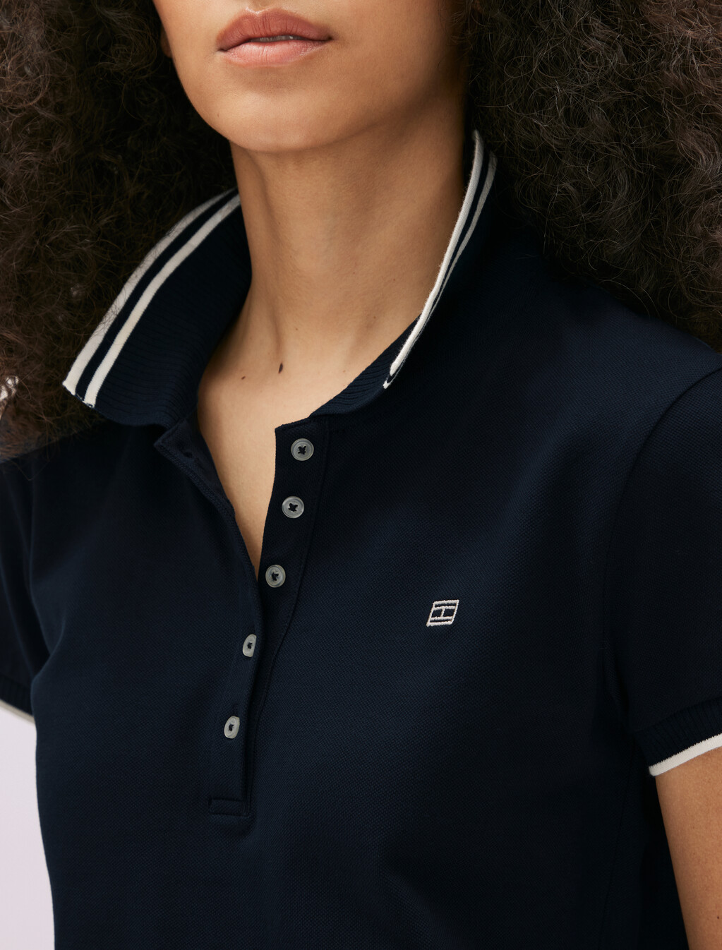 亞洲版修身 Polo 衫, Dark Night Navy, hi-res