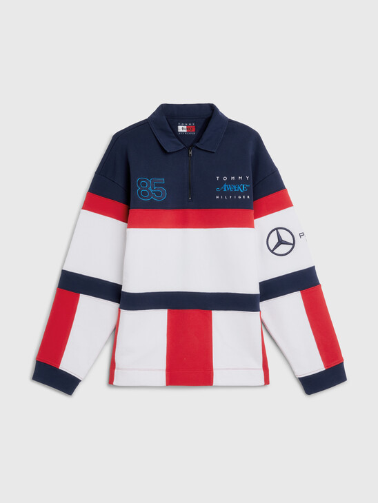 Tommy X Mercedes-Amg F1 X Awake Ny 旗幟橄欖球衫