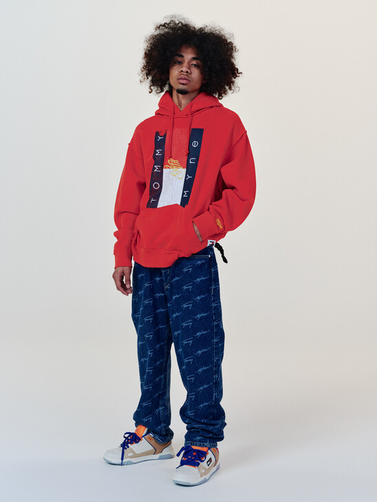 TOMMY X MYNE RELAXED HOODY