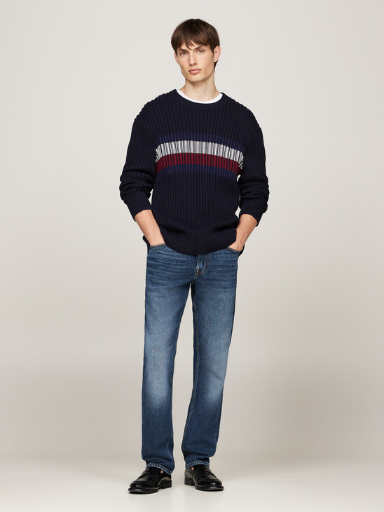 Chunky Rib-Knit Relaxed Jumper