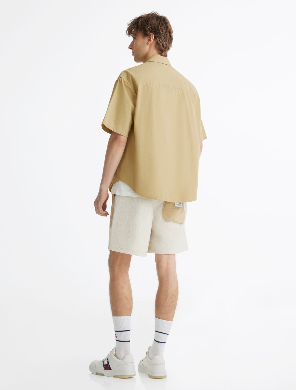 Poplin Overshirt, Relic Tan, hi-res