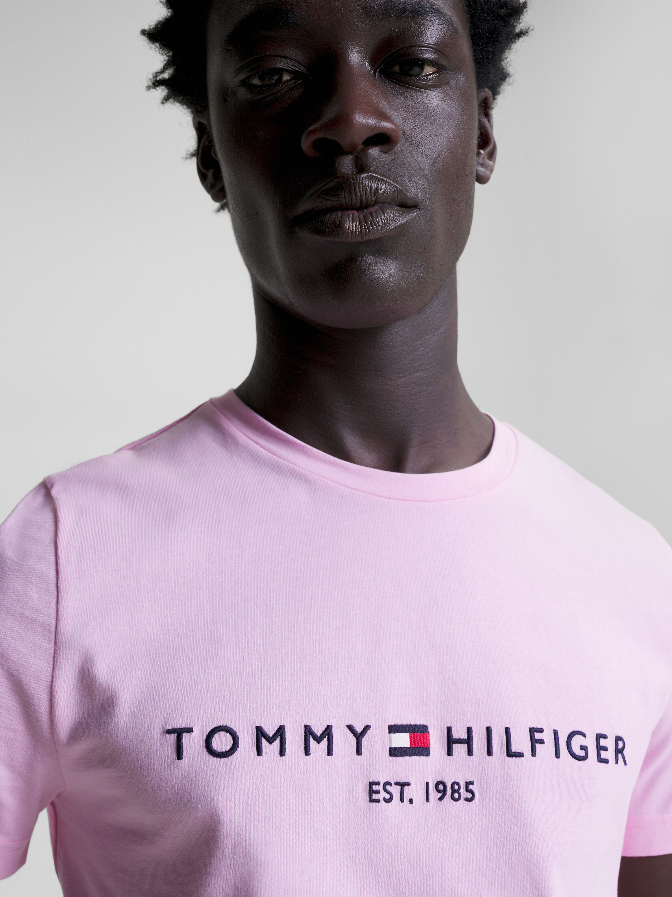 Tommy hilfiger logo t shirt hot sale