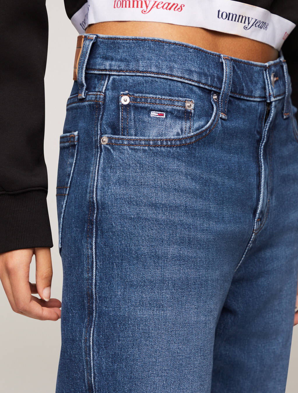 Betsy Mid Rise Loose Jeans, Denim Dark, hi-res
