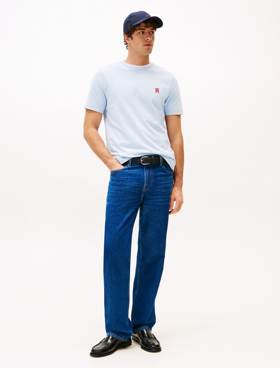 Contrast TH Monogram Embroidery T-Shirt