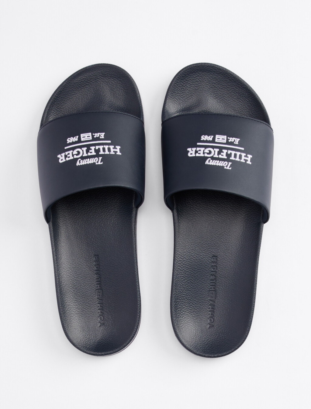 Logo Embroidery Pool Slides, Desert Sky, hi-res