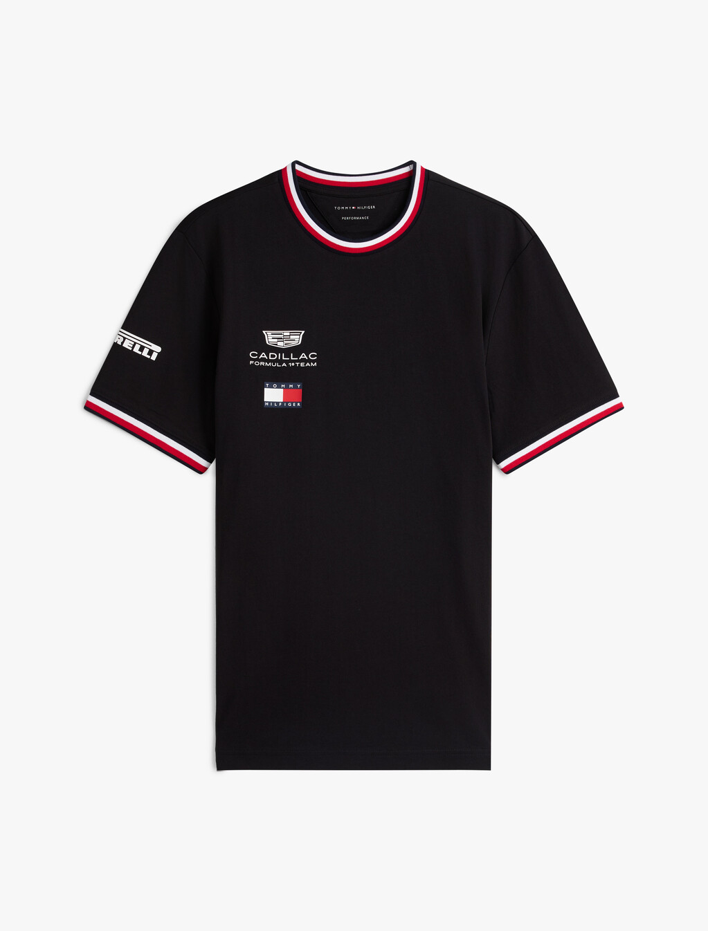 TH x Cadillac Formula 1&reg; 車隊復刻版 T 恤, Black, hi-res