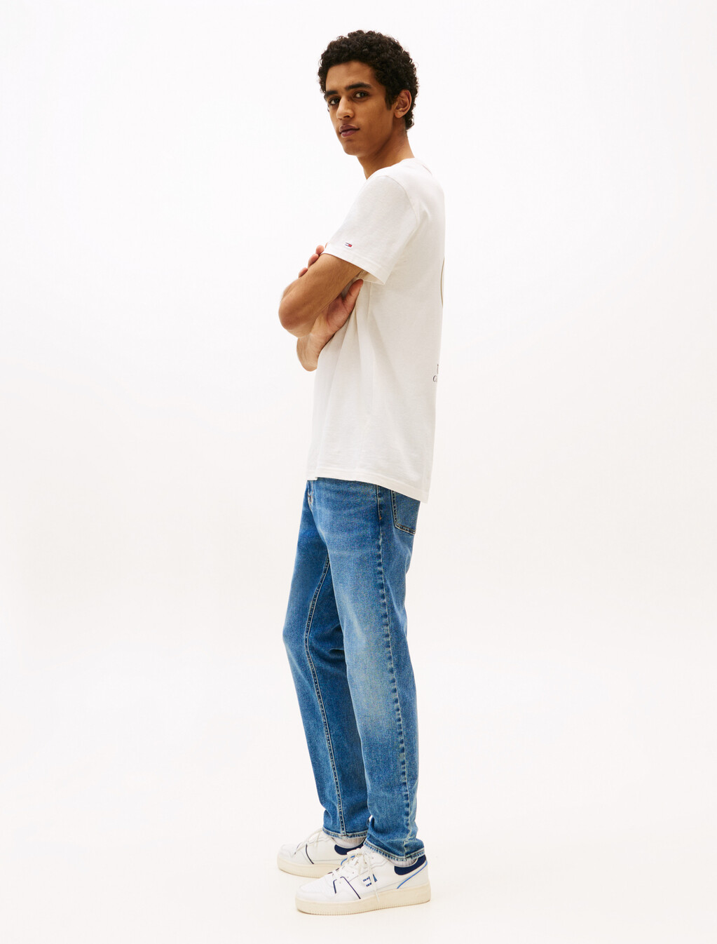Austin 修身窄口牛仔褲, Denim Medium, hi-res