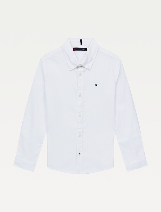 男童裝彈力牛津襯衫