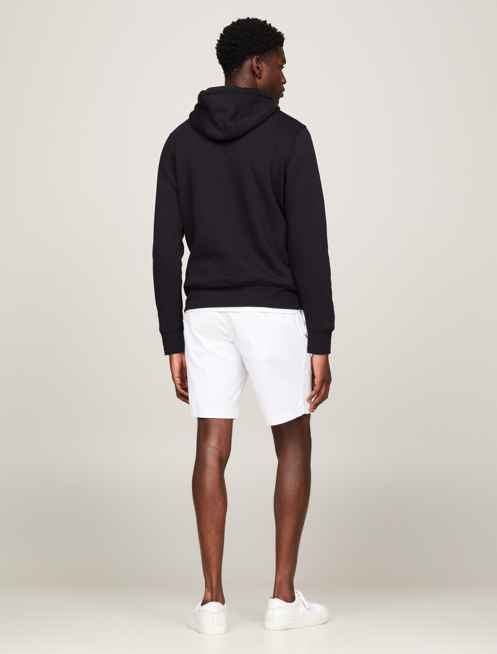Essential Logo Hoodie, JET BLACK, hi-res