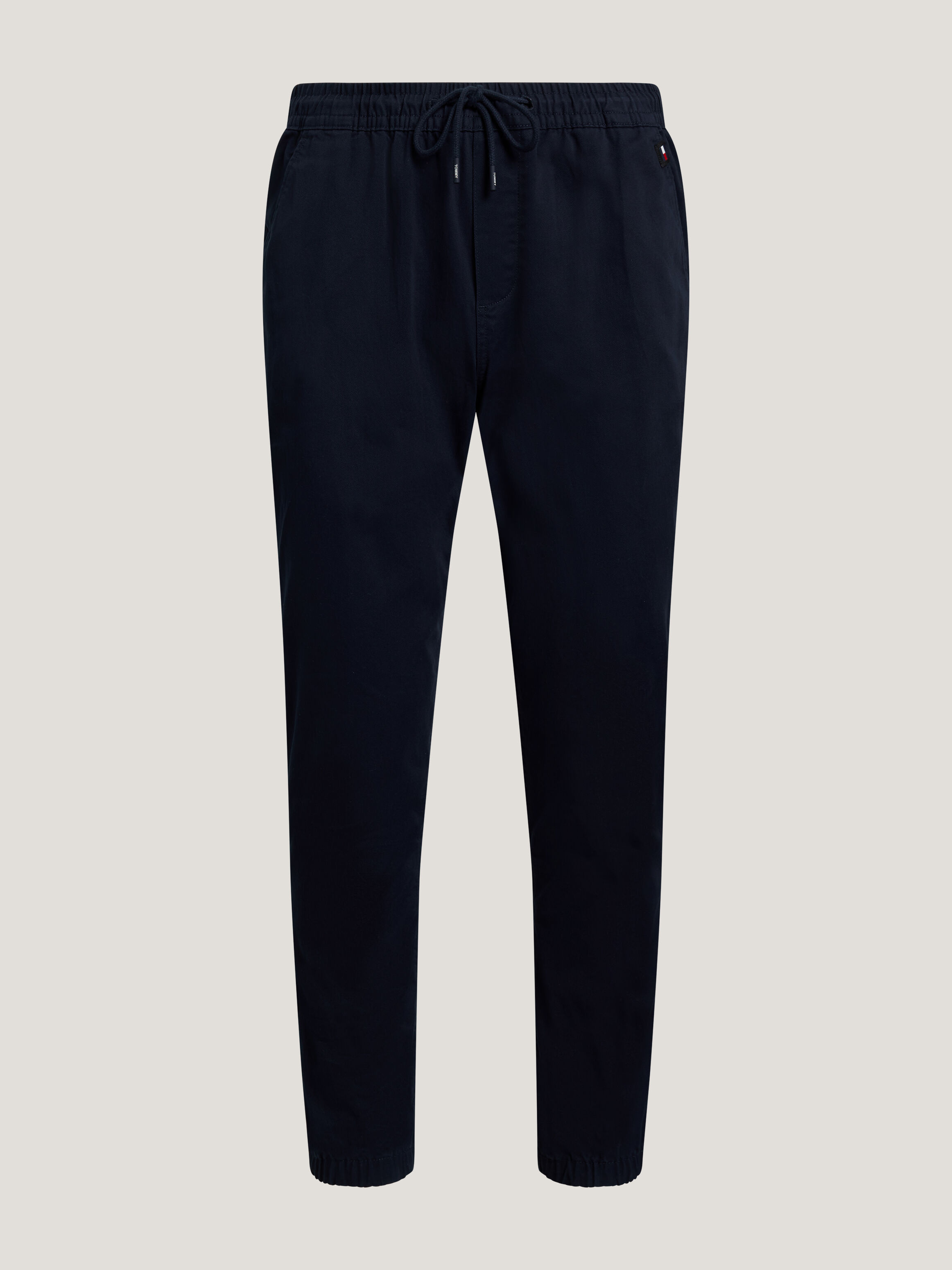 Navy blue twill joggers hotsell