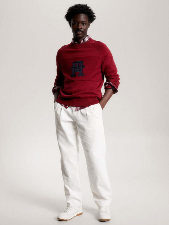 TH Monogram Oversized Sweatshirt