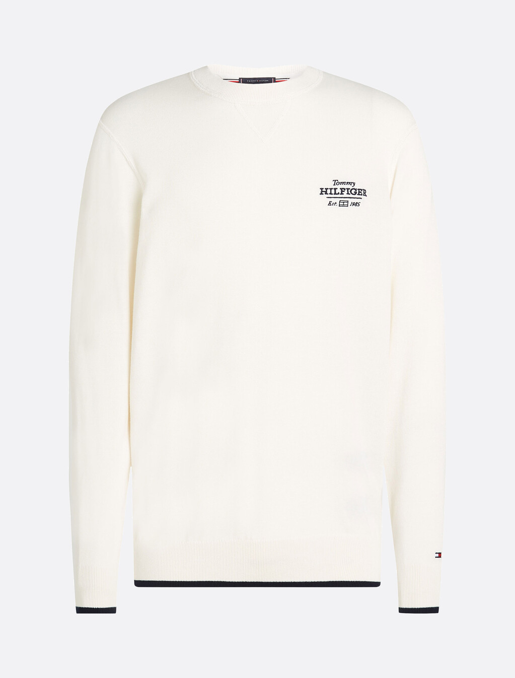 Hilfiger 圓領毛衣, Ivory Petal, hi-res