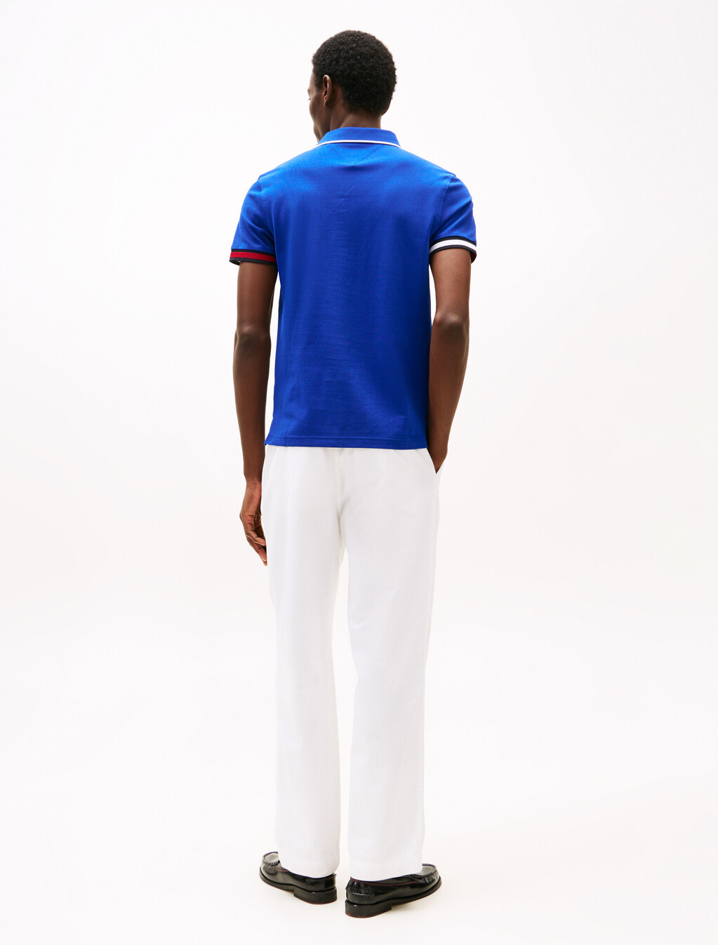 Slim Fit Signature Cuff Polo Shirt, Wedge Blue, hi-res