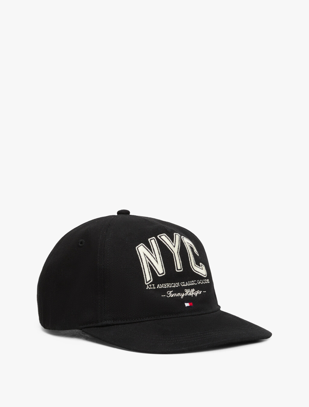NYC 五片式棒球帽, Black, hi-res