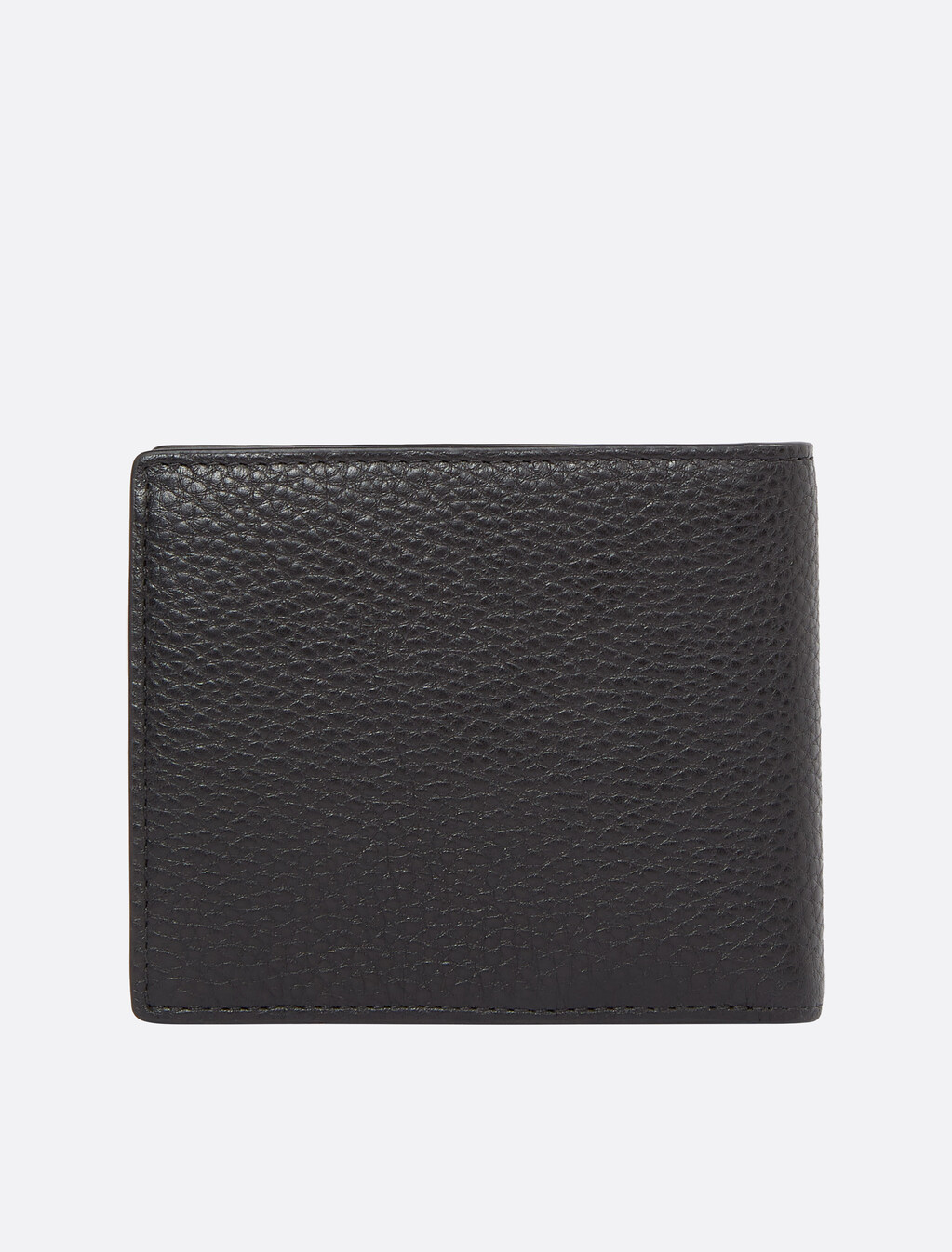 TH Monogram 皮革雙折對摺式銀包, Black, hi-res