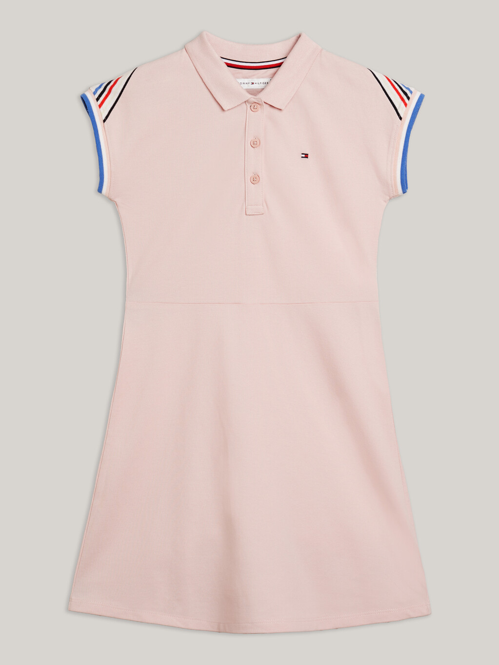 1985 系列短袖 Polo 連身裙, Whimsy Pink, hi-res