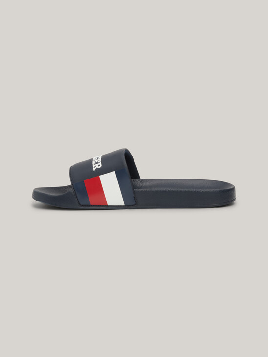 Logo Strap Pool Slides