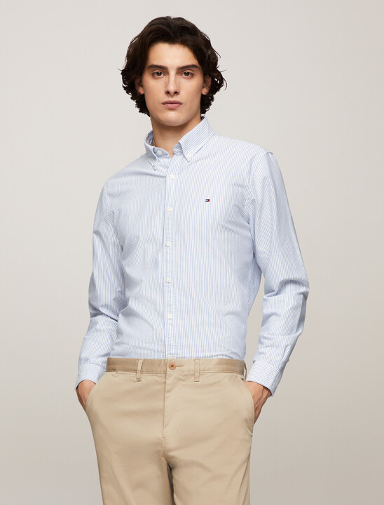 Stripe Organic Cotton Oxford Shirt