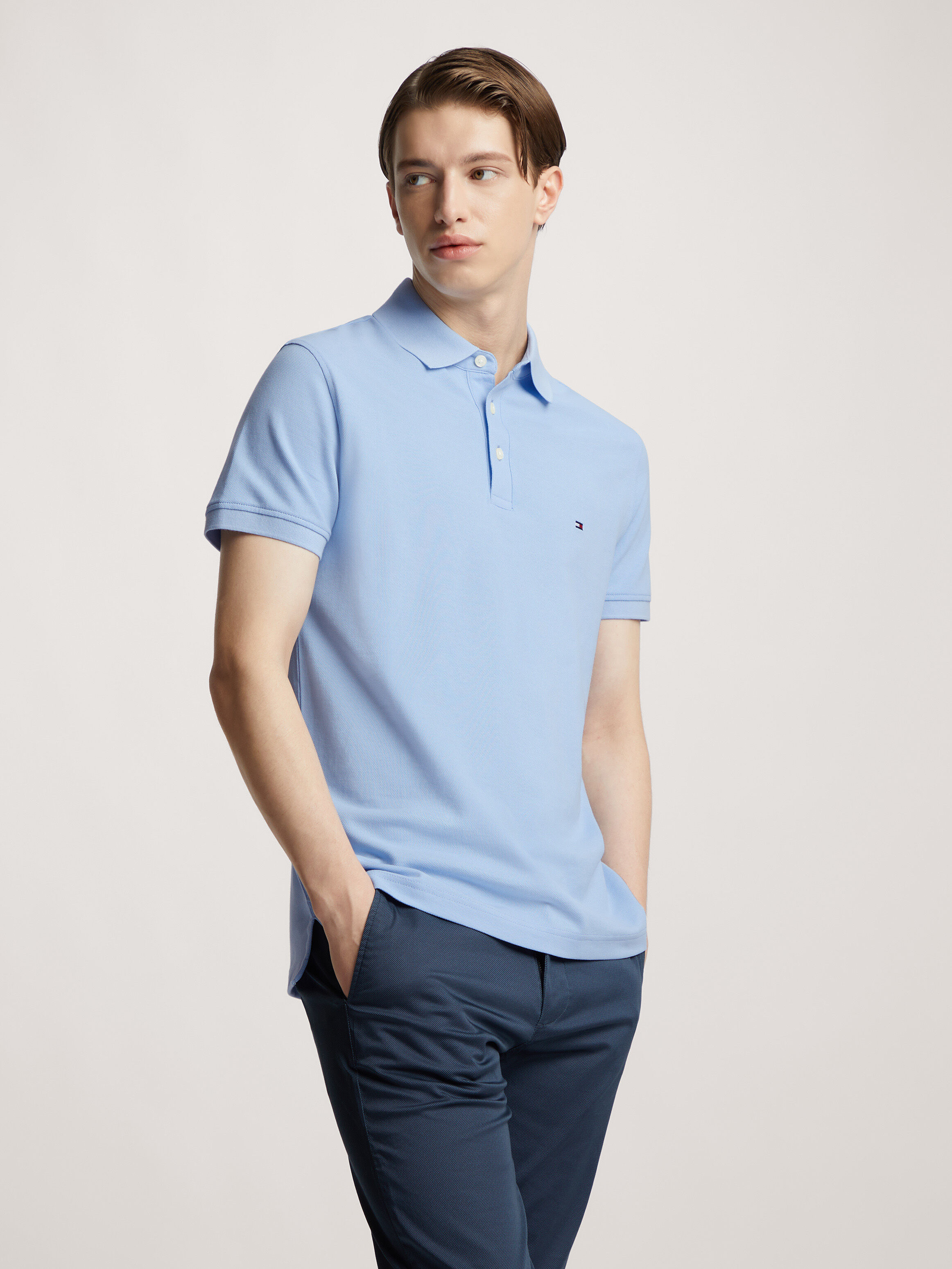 Tommy slim hotsell fit polo