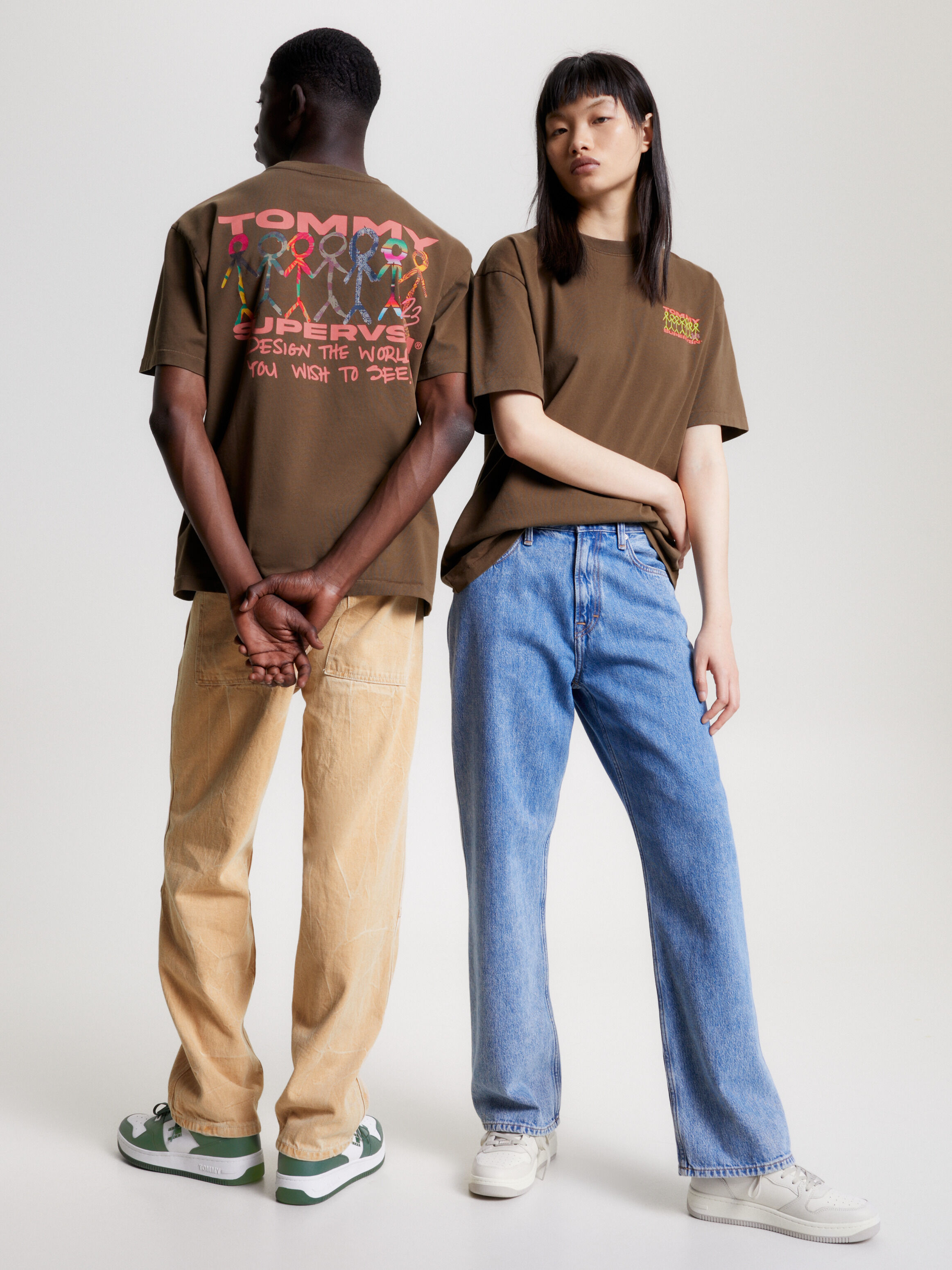 Tommy X Supervsn Design The World T Shirt green Tommy Hilfiger Hong Kong
