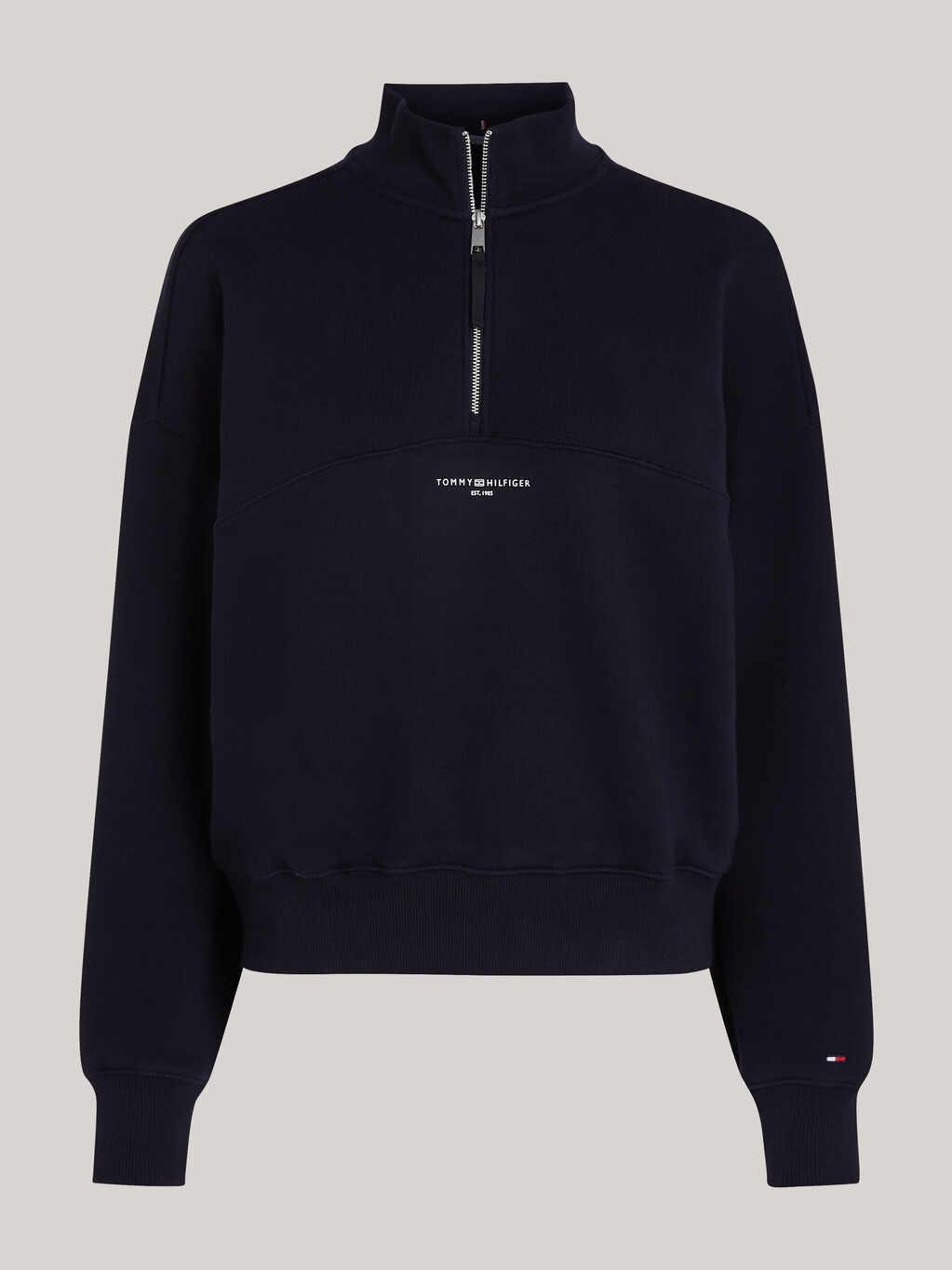 Half-Zip Relaxed Sweatshirt, Desert Sky, hi-res