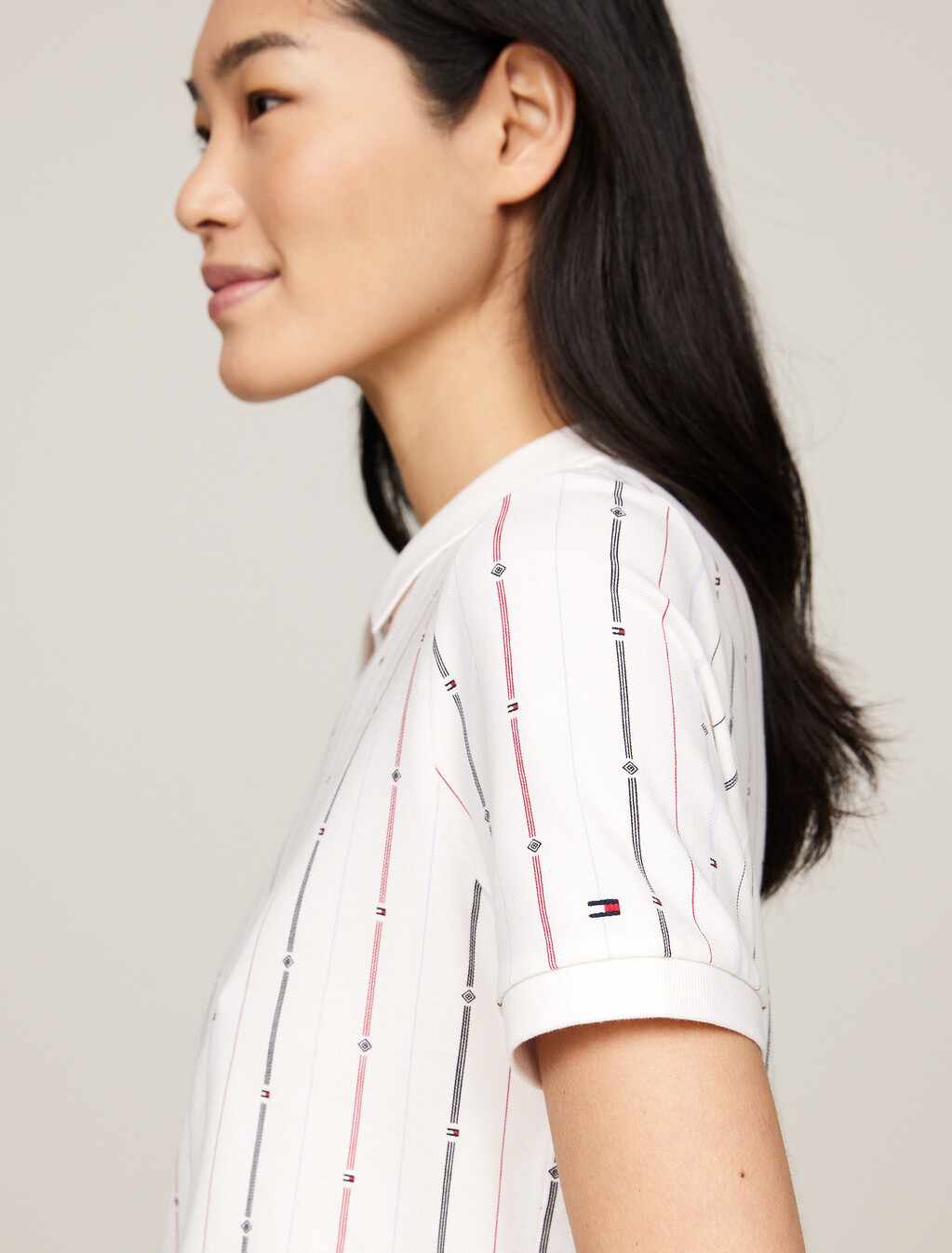 Flag Stripe Regular Fit Polo, Foulard Flag Stp/ Multi, hi-res
