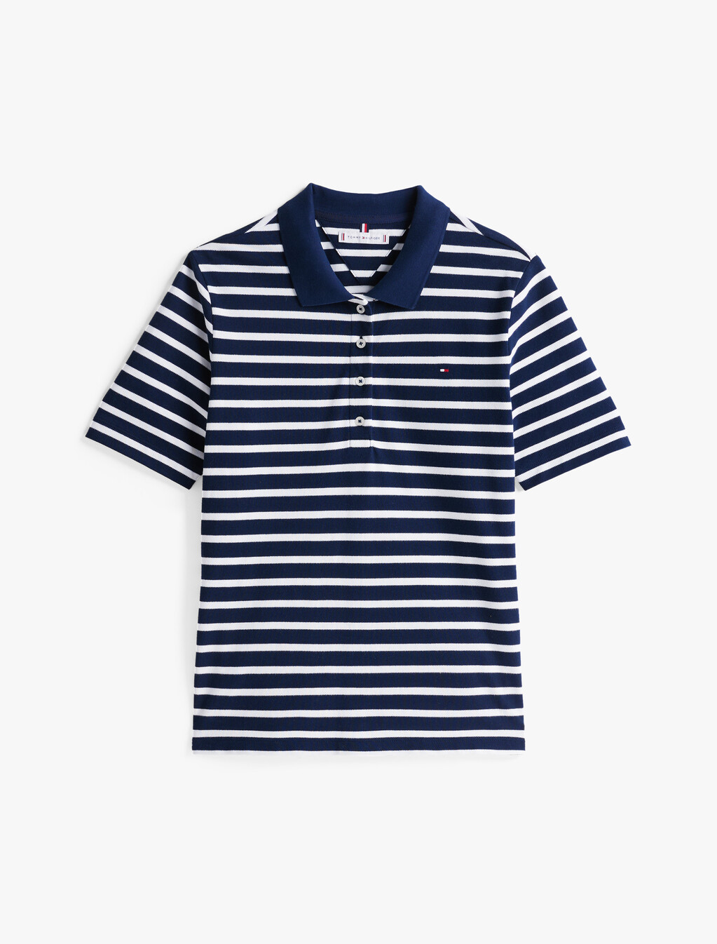 1985 Collection Flag Embroidery Regular Polo, Dark Night Navy/ Ecru Stp, hi-res