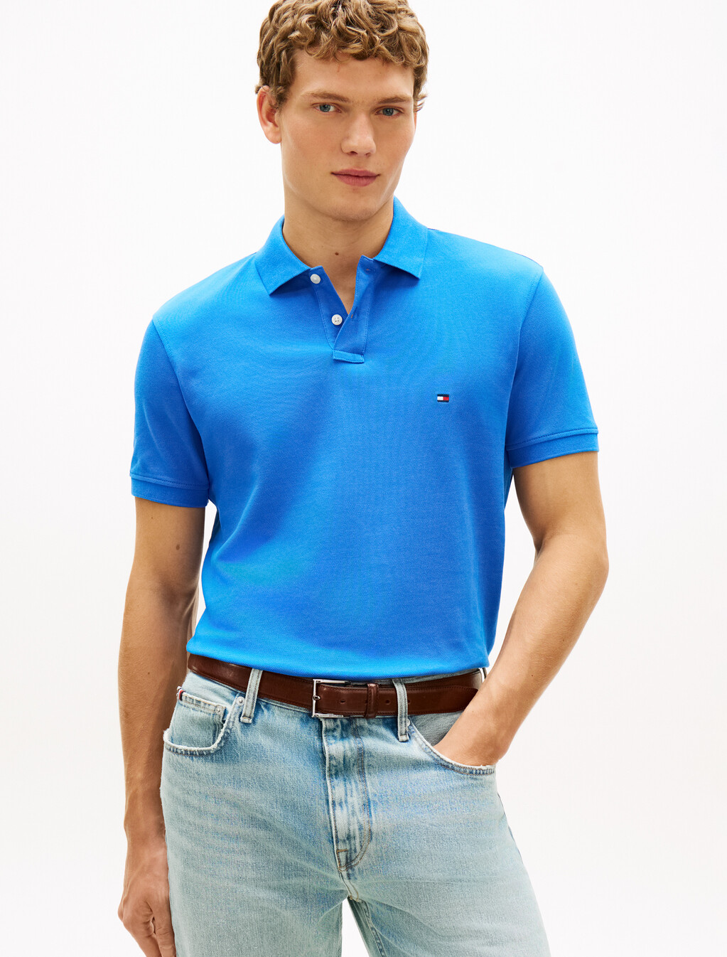 Asia Fit 1985 Regular Polo, Blue Orbit, hi-res