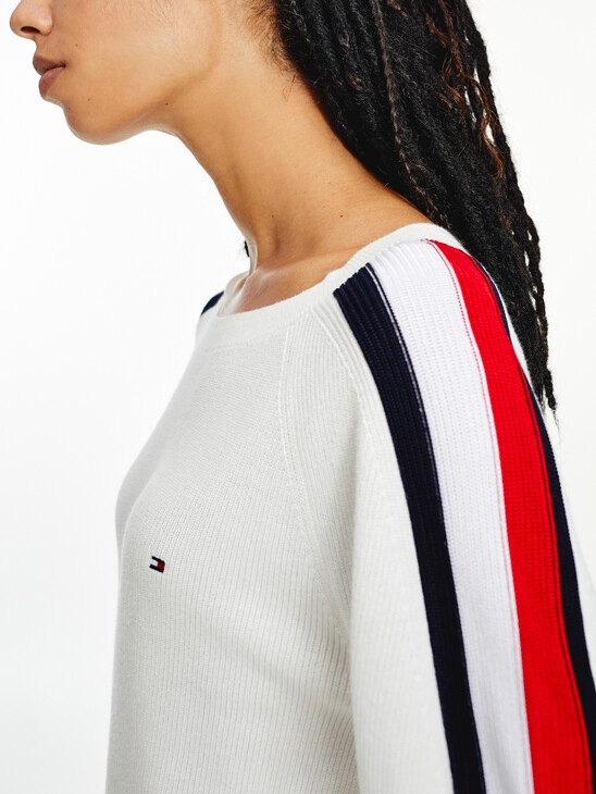 Signature Sleeve Round Neck Jumper Signature Sleeve Round Neck Jumper