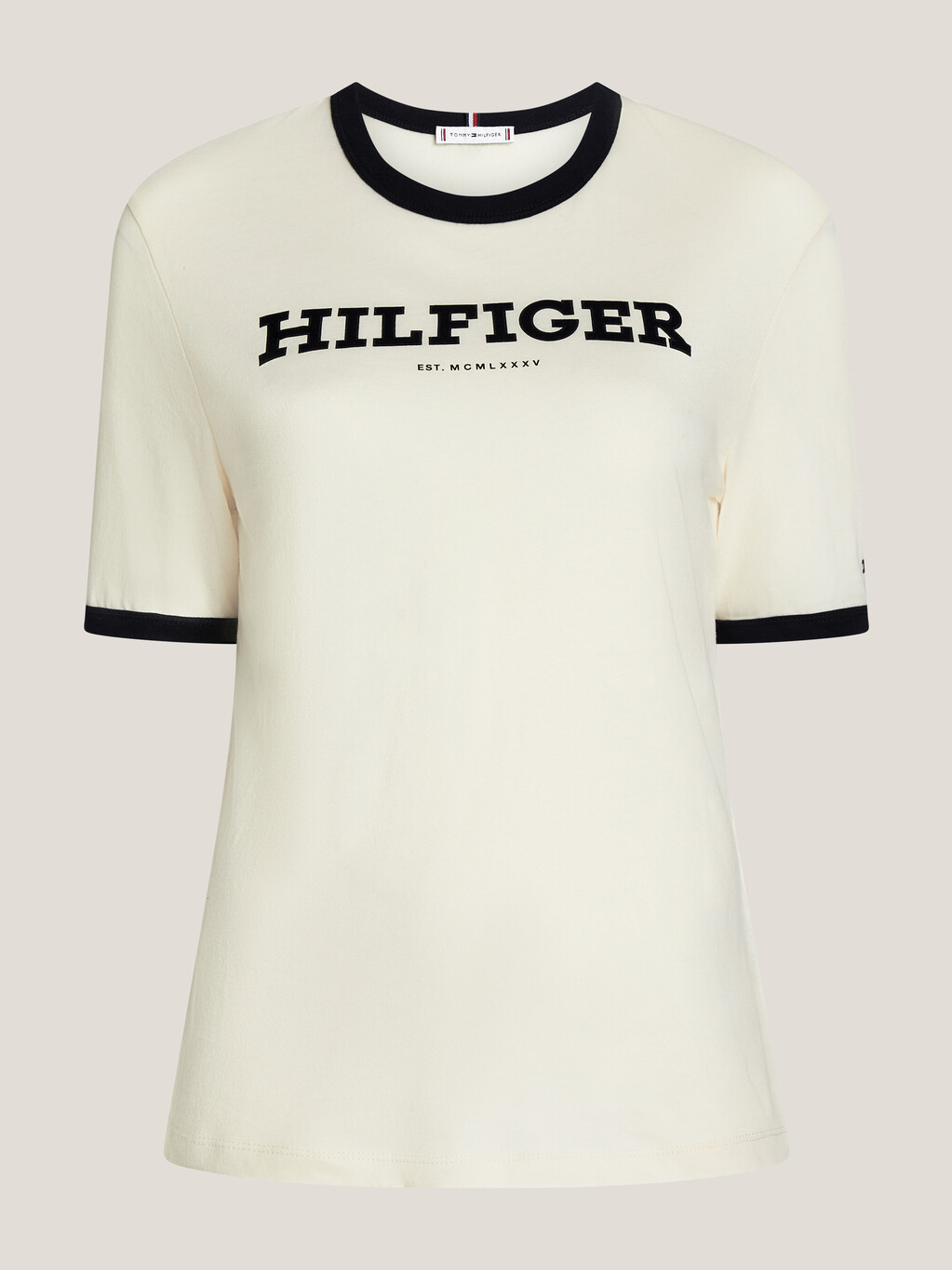 Hilfiger Monotype Flocked Logo T-Shirt, Calico, hi-res