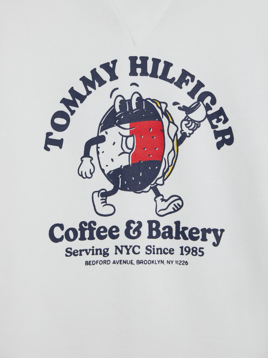 Boys Coffee and Bakery Zip Thru Sweatshirt, White, hi-res