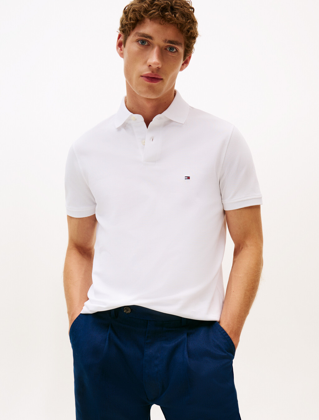 1985 Collection Regular Fit Polo, White, hi-res