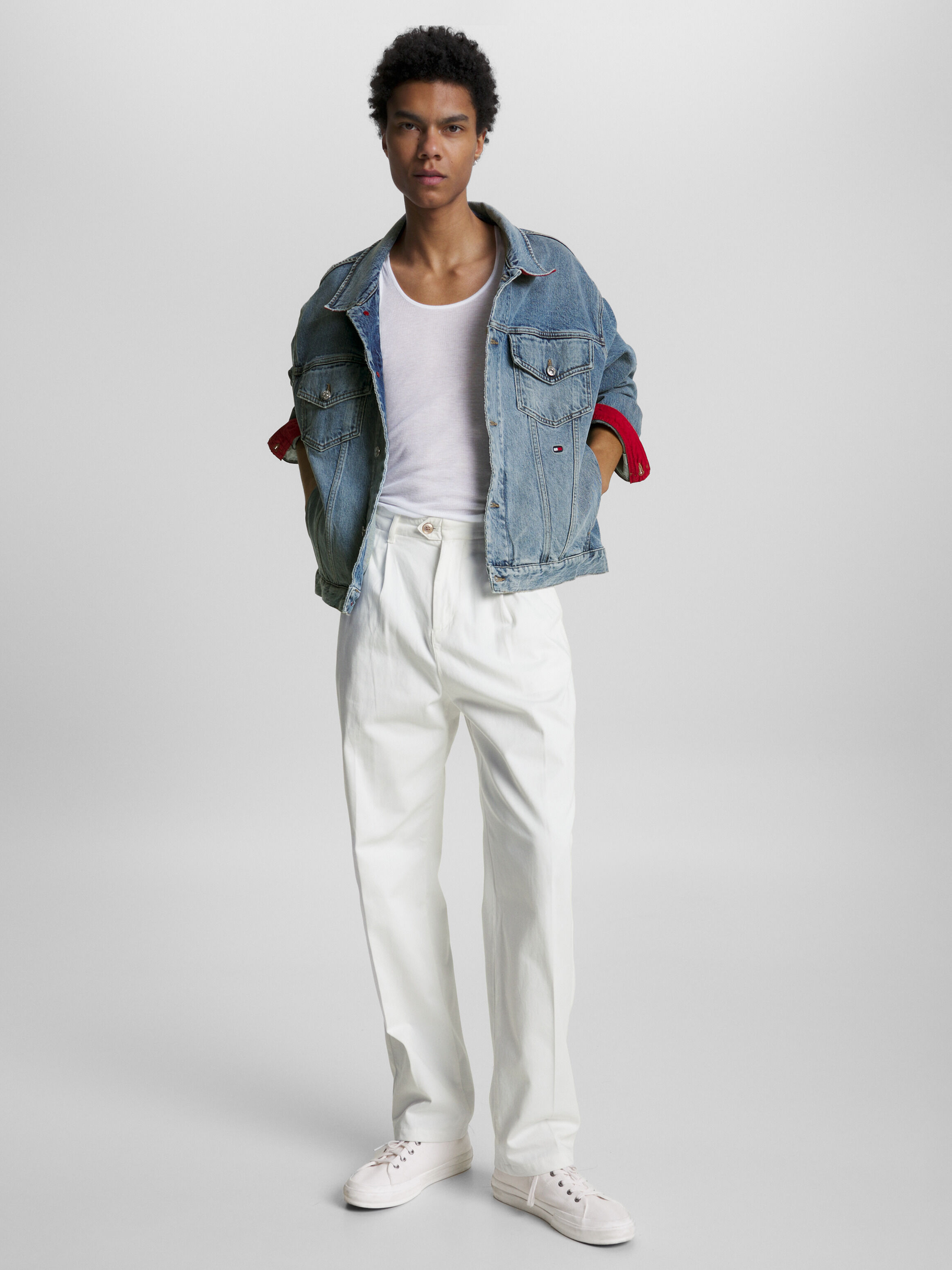 Shawn mendes winter sales floral denim jacket