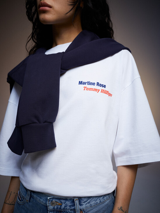 TOMMY X MARTINE ROSE DUAL GENDER OVERSIZED T-SHIRT