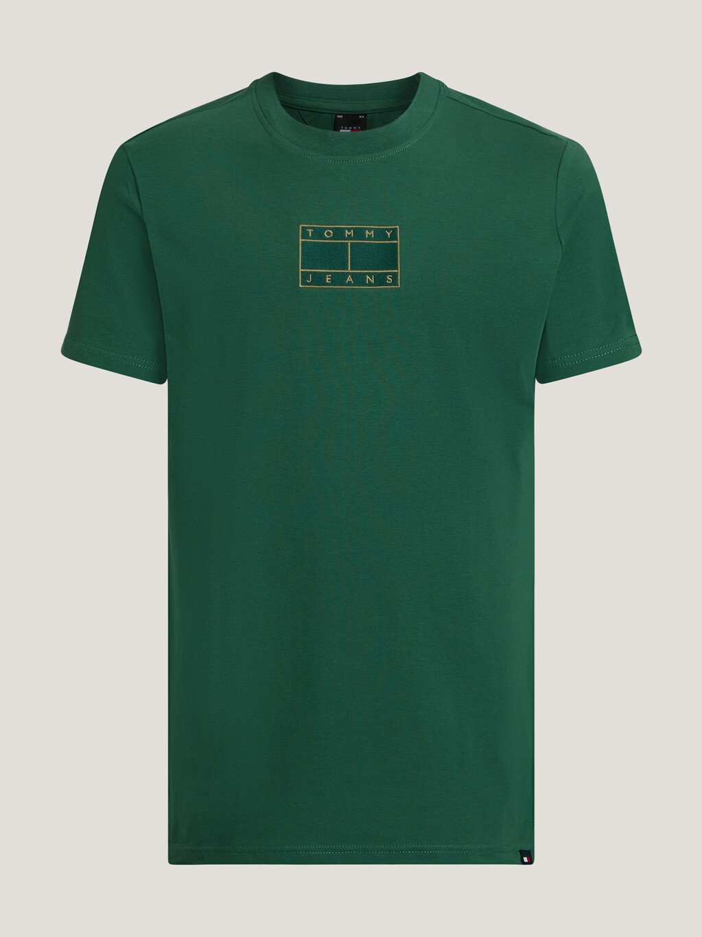 旗幟刺繡標準版型 T 恤, Court Green, hi-res